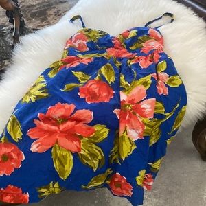 Blue Floral dress 👗